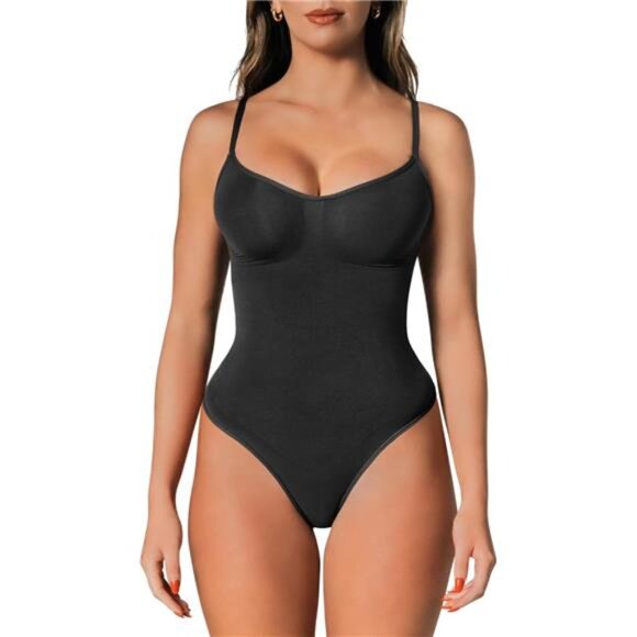 Shapewear Tummy Control Bodysuit Black - Picture 1 of 4